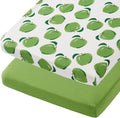 TILLYOU Mini Crib Sheets Fitted 2 Pack, Pack and Play Sheets by TILLYOU