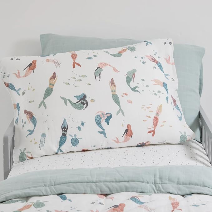 Little Unicorn Standard Pillowcase 2 Pack | Super Soft & Breathable Muslin - Image 3