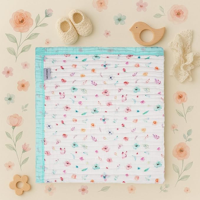 Organic Cotton Muslin Baby Blanket - Image 2