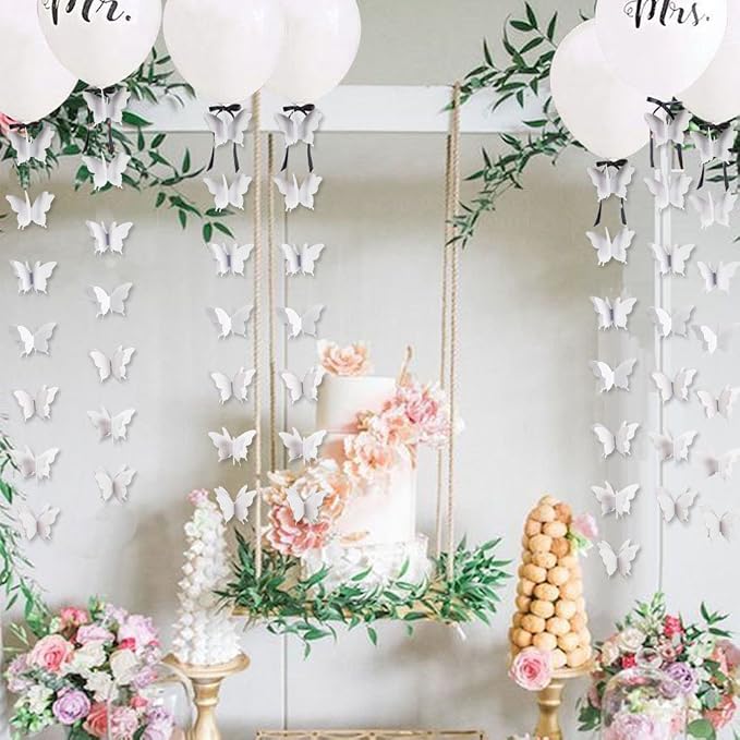 Butterfly Banner Decorative Paper Garland - Image 4