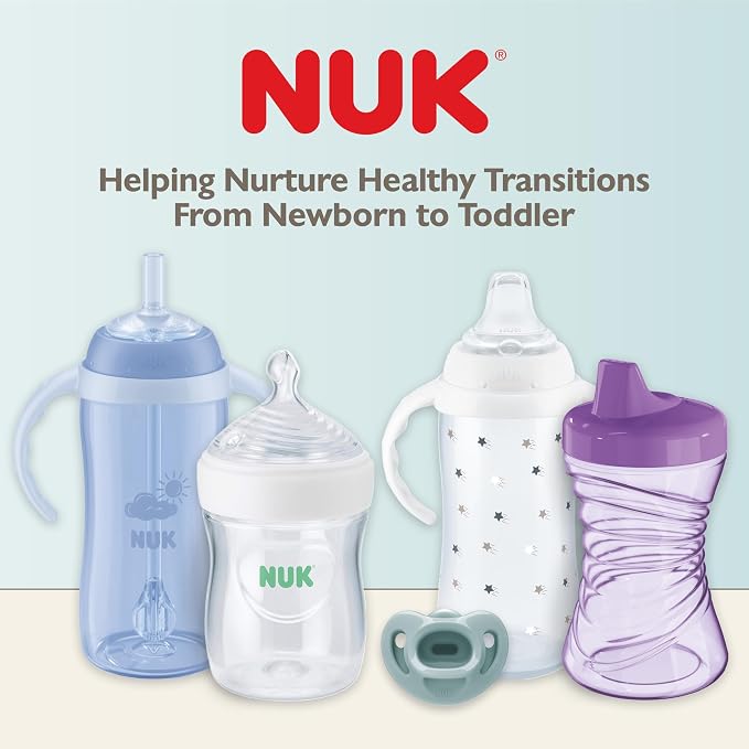 NUK Timeless Comfy Pacifier | 100% Silicone, One-Piece Design | BPA-Free - Image 4
