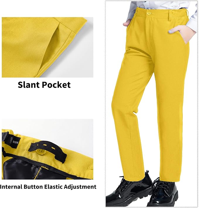 Boys' Suits Formal Slim Fit Tuxedo Boys Vest and Pants Set - Image 4