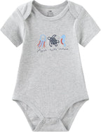 Baby Bodysuit and Pant Set 10-pcs Cotton Soft Newborn Boy Girl Clothes Outfits - Image 4