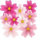 YUNXUAN Pink Party Decorations Paper Fan Paper Flowers Decorations by YUNXUAN