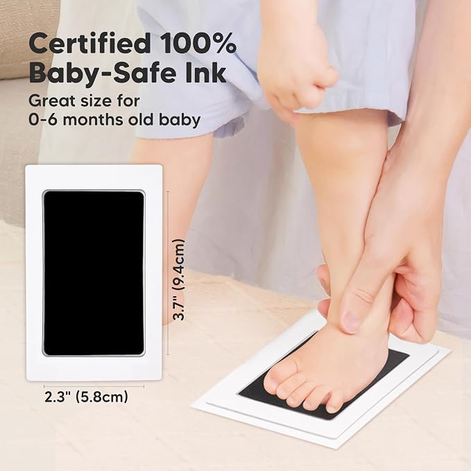 Inkless Baby Hand and Footprint Kit Boy, Girl - Image 2