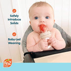 RaZbaby Baby Solids/Frozen Fruit Feeder Pacifier, Infant Teether Toy 6M+ - Image 2