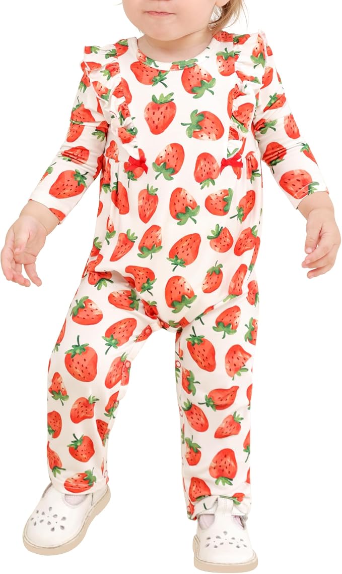 Baby Girl Romper Viscose from Bamboo Jumpsuit by DreamHalo