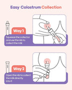 Nuliie Colostrum Collector Kit 7ml/8pcs, Reusable Breast Milk Collector - Image 5
