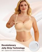 As Fairy Nursing Bras for Breastfeeding Mesh Lace Seamless Maternity Bra - Image 4