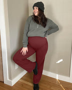 G4Free Maternity Pants Over The Belly Yoga Dress Work Pregnancy Pants Stretchy - Image 3