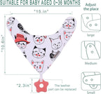 Baby Bandana Drool Bibs 6-Pack and Teething Toys 6-Pack Made - Image 5