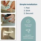 Inaya Cabinet Locks Child Safety Latches - Image 6