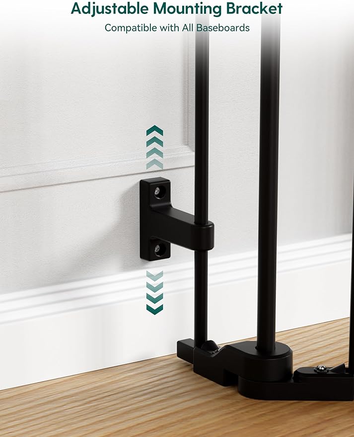 Babelio 102" Extra Wide Baby Gate, Hardware Mounted Pet Gate Indoor, Foldable 5 - Image 6