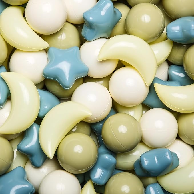 GOGOSO Ball Pit Balls Stars Moon Shapes Plastic Pitballs by GOGOSO