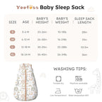 Yoofoss Baby Sleep Sack 0-6 Months, TOG 2.5 Baby Wearable Blanket - Image 4