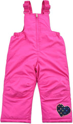 Arctic Quest Little Girls Bib Snow Pants and Ski Jacket Water-Resistant Snowsuit - Image 7