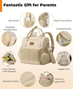Backpack Diaper Bag, Stylish Waterproof Baby Diaper Bags - Image 4