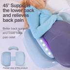 Pregnancy Pillows for Sleeping, Upgraded Memory Foam Maternity Pillow, - Image 3