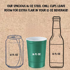 16 oz. Party Cups, Sturdy & Durable, Disposable and 100% Recyclable, Made in USA - Image 3