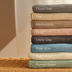 Knitted Organic Cotton Baby Blanket- Swaddle Blanket - Image 7