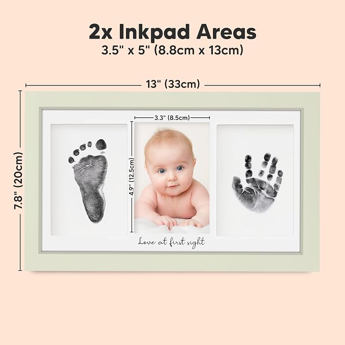 Inkless Baby Hand and Footprint Kit Boy, Girl - Image 4