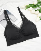 Stelle Lace Nursing Bras for Breastfeeding Seamless Pregnancy Maternity - Image 7