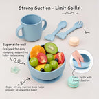 Baby Silicone Feeding Set, Toddler Led Weaning Utensils Sets - Image 5