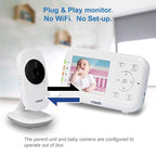 VTech Video Baby Monitor with 1000ft Long Range, Auto Night Vision, 2.8” Screen - Image 5