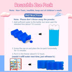 Luxja Reusable Ice Packs for Breastmilk Storage, Breastmilk Bottle Ice Packs - Image 2