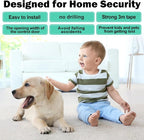 Sliding Door Lock, 2 Pack Child Safety Sliding Glass Door Lock - Image 7