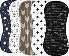 Dodo Babies 5-Pack Baby Burp Cloths - Image 8