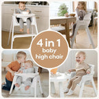 Fodoss 4 in 1 Foldable High Chairs - Image 3