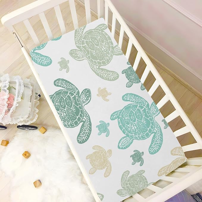 Sea Turtle Crib Sheets, Crib Sheets - Image 5