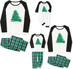 Awoscut Christmas Family Matching Pajamas Christmas Pjs Holiday Nightwear - Image 2