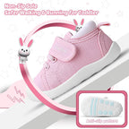 Baby Walking Shoes Toddler Girl Boy Soft Sole Breathable Cotton Canvas Shoes - Image 3