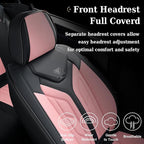 Coverado Front Seat Covers, Car Seat Covers Front Seats, Leather Seat Covers - Image 5