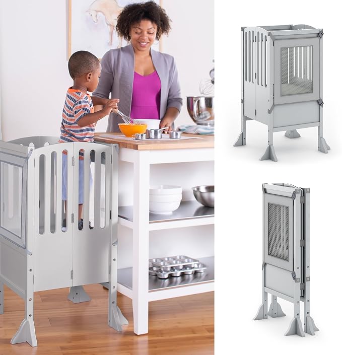 Guidecraft Contemporary Kitchen Helper® Stool and 2 Keepers by Guidecraft