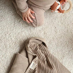 Knitted Organic Cotton Baby Blanket- Swaddle Blanket - Image 6