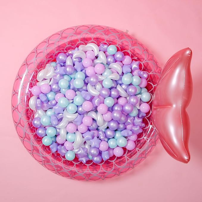GOGOSO Ball Pit Balls Stars Moon Shapes Plastic Pitballs - Image 6