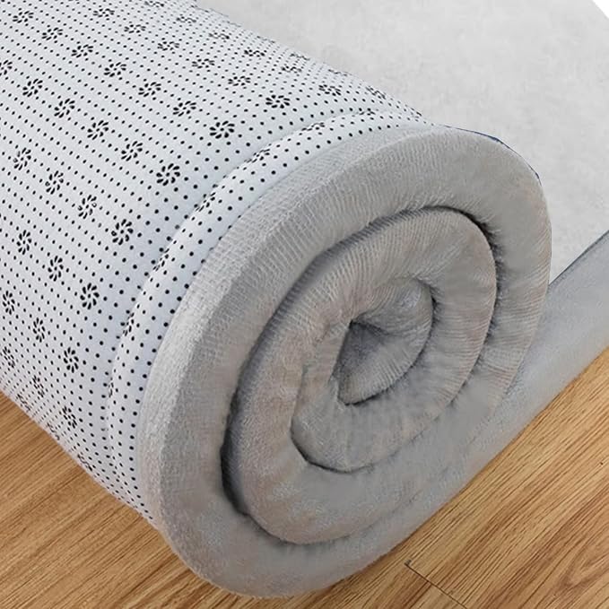 V-mix Baby Play Mat, Handmade Weaving Plush Foam Play Crawling Rugs - Image 7