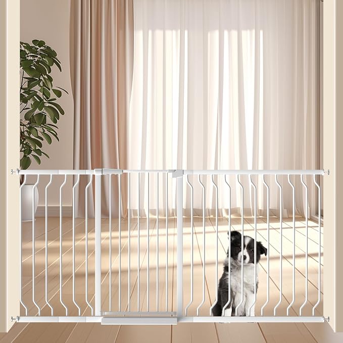 Extra Tall 40.55" Gate, 57.48-73.62" Extra Tall and Wide Dog Gate, Extra Wide by Foreng