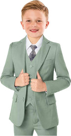 Boys’ Formal Suit 5 Piece Set, Toddler Tuxedos by KEYWANTS