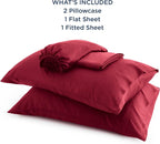Bedsure Full Size Bed Sheets, Cooling Sheets, Rayon Derived from Bamboo - Image 5