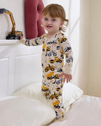 Bamboo Viscose Baby Convertible Footie Pajama, Zipper Pajamas - Image 9