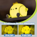 Tennis Nursery Night Light, LED Squishy Silicone Lamp, 2 Levels Dimmable - Image 4