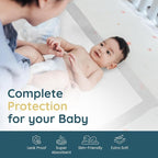Reli. Disposable Changing Pads for Baby | 18" x 24" Disposable Diaper Changing - Image 6