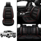 Seat Covers for Chevy Silverado 2007-2025 | 5-Seats Leather Seat Covers - Image 2