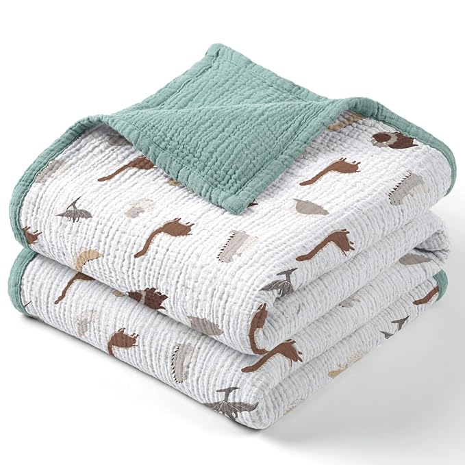 lulumoon Muslin Baby Blanket by Lulumoon