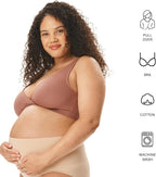 Motherhood Maternity Womens Soft Cotton Spandex Wrap Front Maternity & Nursing - Image 4