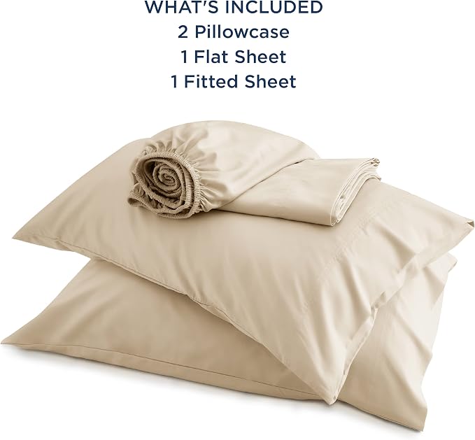 Bedsure Full Size Bed Sheets, Cooling Sheets, Rayon Derived from Bamboo - Image 5